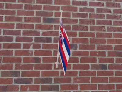 Flag of Hawaii 3D model