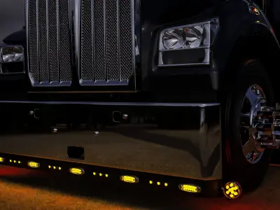 Kenworth W990 Custom 3D Model  3D model