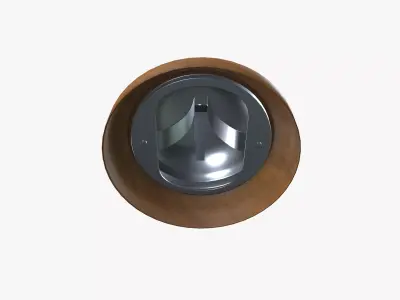 Table calling bell Low-poly 3D model