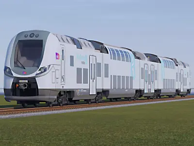 Bombardier Omneo Regio 2N Clear 3D model
