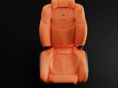 Super Lux car seat 3D model