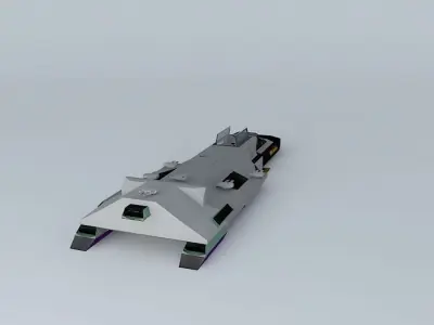 MTSF Infinity Frigate Class Free 3D model