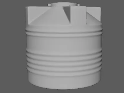 WaterTankCylinder 3D model