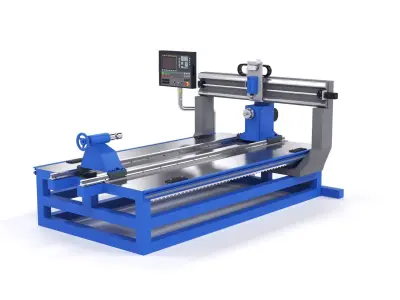 Milling machine cnc 3D model