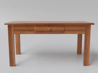 Simple Classic Table Free 3D model