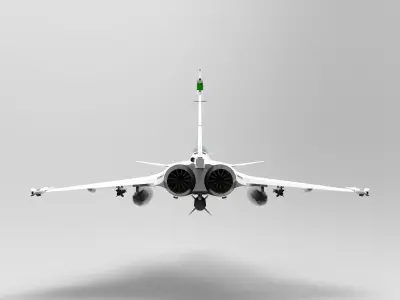 Rafale Multirole Fighter Jet 3D model