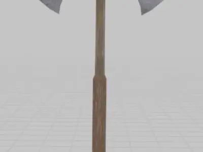 Medieval Battleaxe  Free 3D model