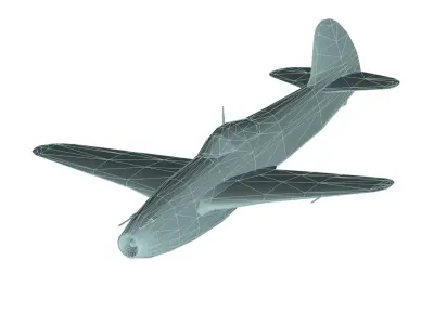 Yakovlev Yak-15 3D model purchase
