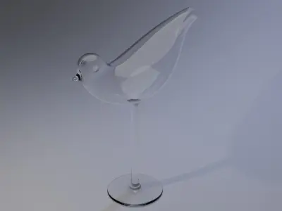 Bird shaped cup Free 3D model