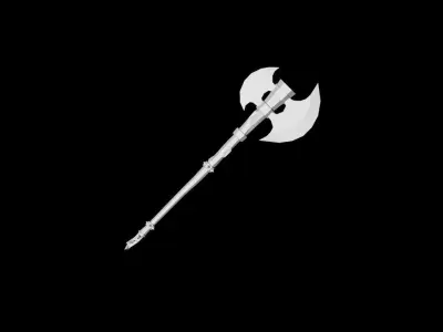 Essential Axe Low-poly 3D model