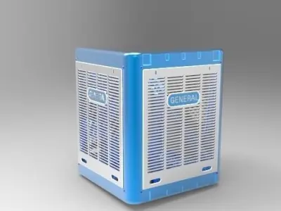 Cooler air purifier Free 3D model