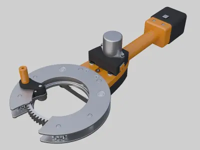 Cable wrapping machine 3D model