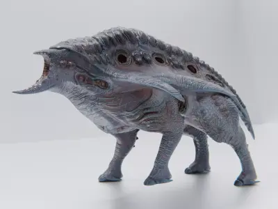 Behemoth Alien Creature Free 3D model