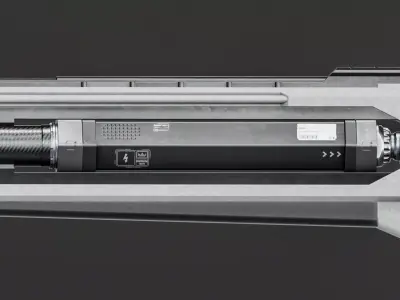 ShotGun-SciFi Low-poly 3D model