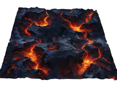 Volcanic Desert Pack 16 HD 8K 3D model