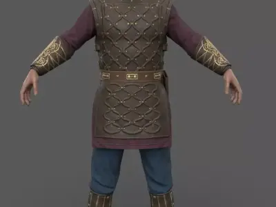 Harald - Viking - Lowpoly Stylized Low-poly 3D model