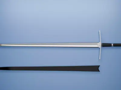 Aragorns Ranger Sword 3D Model Low-poly 3D model