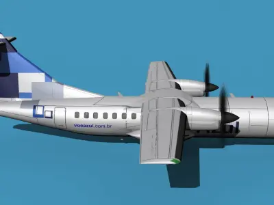 ATR-42-320 Azul 3D model