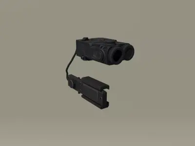 Zenit Perst 4 tactical laser Low-poly 3D model