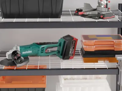 Garage Tools Set 3D model