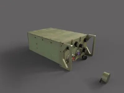 Military Radio Communication 3D model