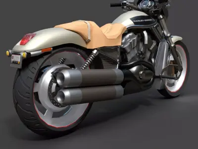 Harley-Davidson Night Rod Special - Ultra High-Poly 3D Model 3D model