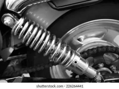 Shock absorber 3D model Polygon mesh