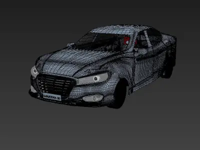 mazda car Free low-poly 3D model