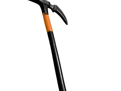 Modern Scythe Pickaxe MultiTool Low-poly 3D model