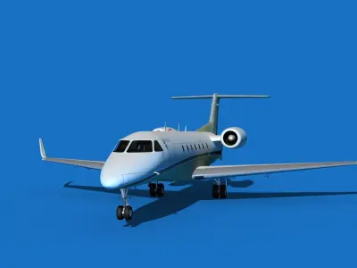 Embraer Legacy 500 V14 3D model