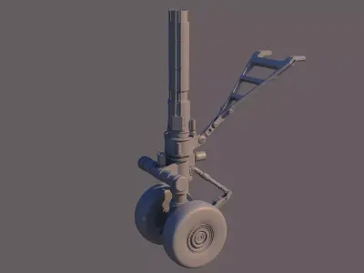 Landing gear - Chassi 3D model