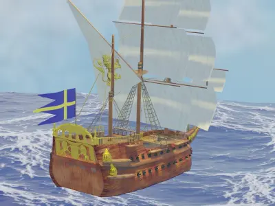vasa regalship 3D model