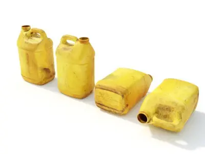 Dirty Container - Plastic Bottle 3D model