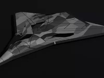 XS-5 Custom Space Fighter Free 3D model