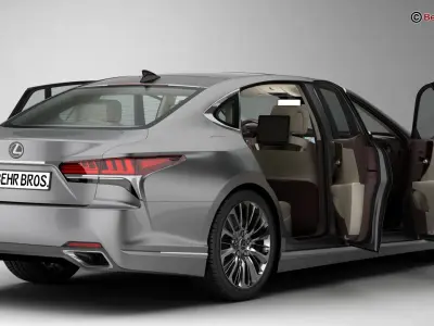 Lexus LS 500 2018 3D model order