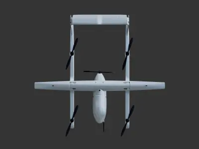 Poseidon UAV 3D Model unmanned aerial vehicle 3D model 3D model