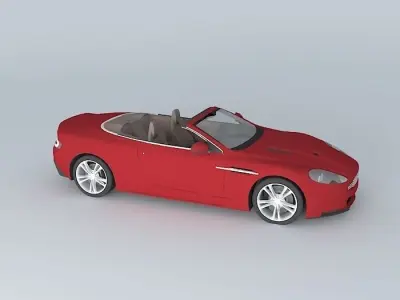 Aston Martin DBS Volante 2010 Free 3D model