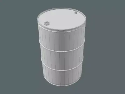 oil barrel Free 3D model order