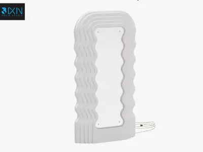 Mirror Ettore Sottsass Polotronova Ultrafragola 3D model