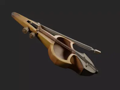 Sarangi- Musical Instrument Free 3D print model