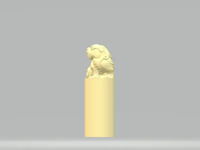 Beasts Brave Seal  3D print model