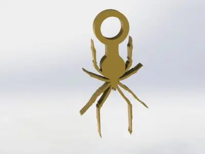 Spider Pendant Simple 3D print model