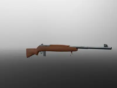 M1 Carbine style Rifle  3D model