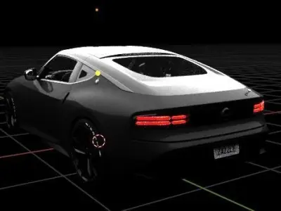 Car nisser Free 3D model