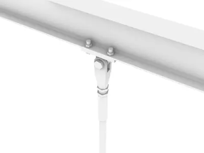 Steel Cable Connector 3D model
