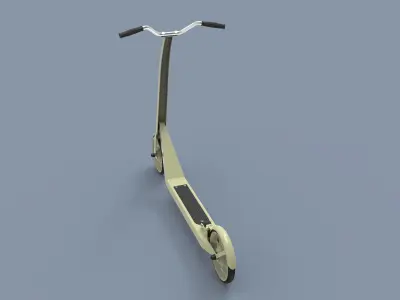 Kick scooter for children 3D model