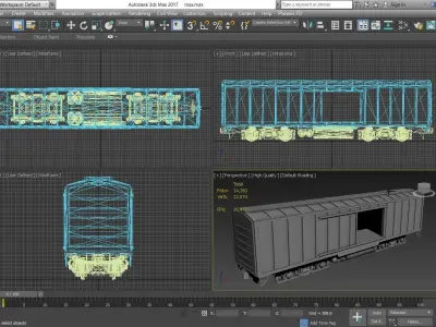 TRAIN - Box 3D model