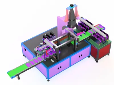 Battery Integrated Dimension Measurer 3D model