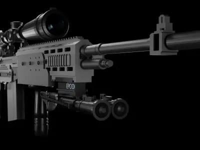 M 14 ebr Low-poly 3D model