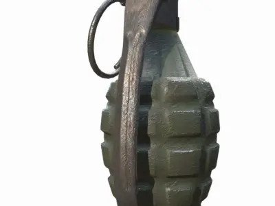 M2 Grenade low poly Low-poly 3D model